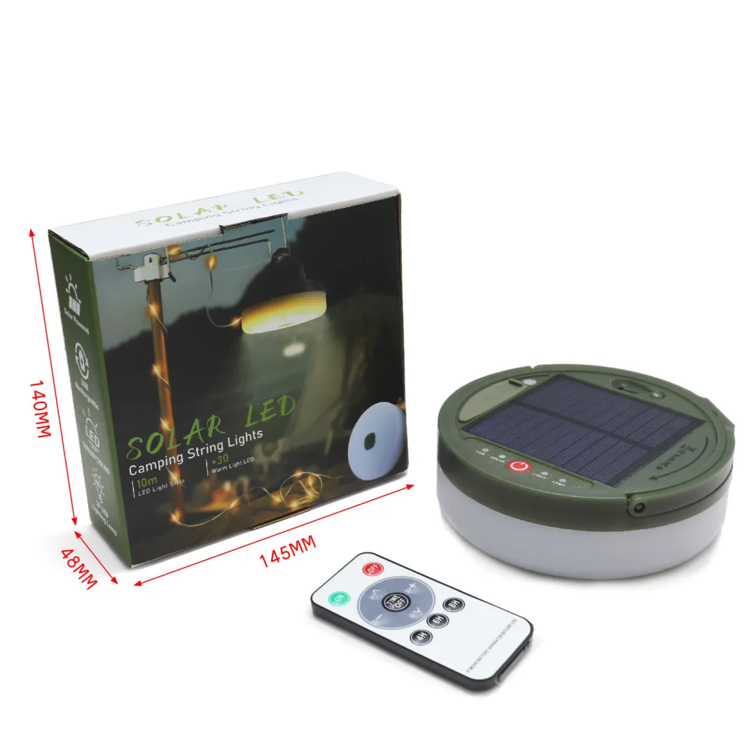💡Solar Camping Light String