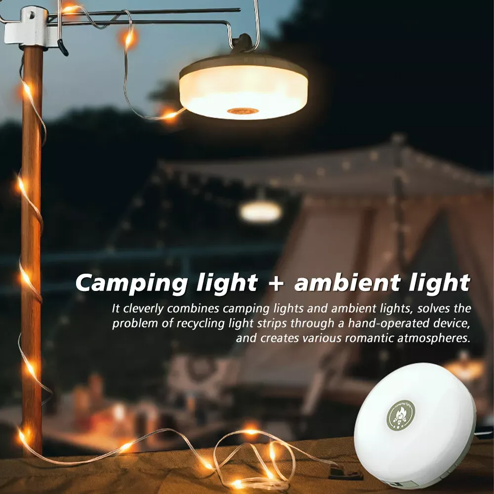 💡Solar Camping Light String