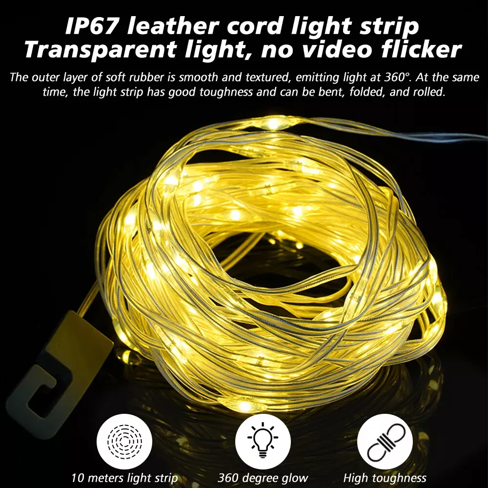 💡Solar Camping Light String