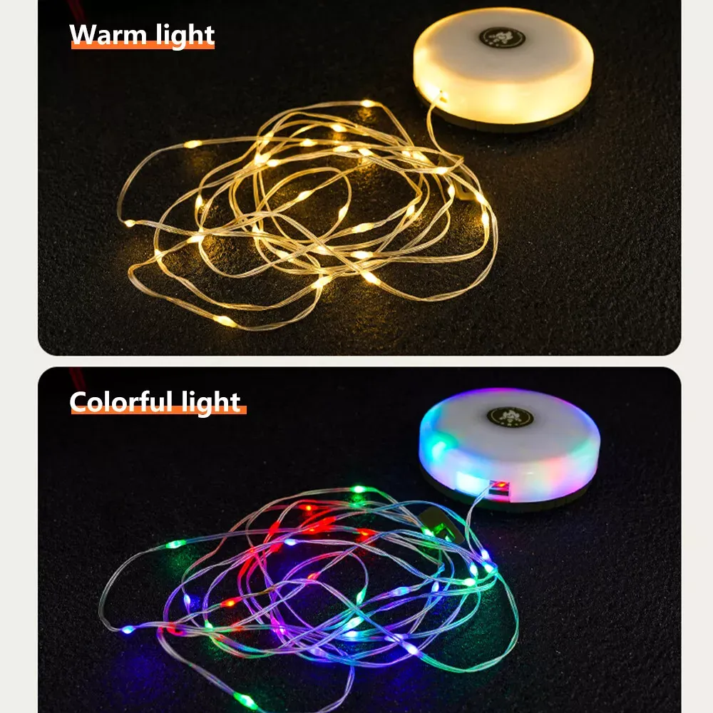 💡Solar Camping Light String
