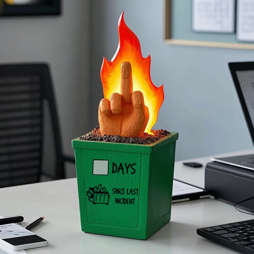 🤣Fun Dumpster Fire Statue