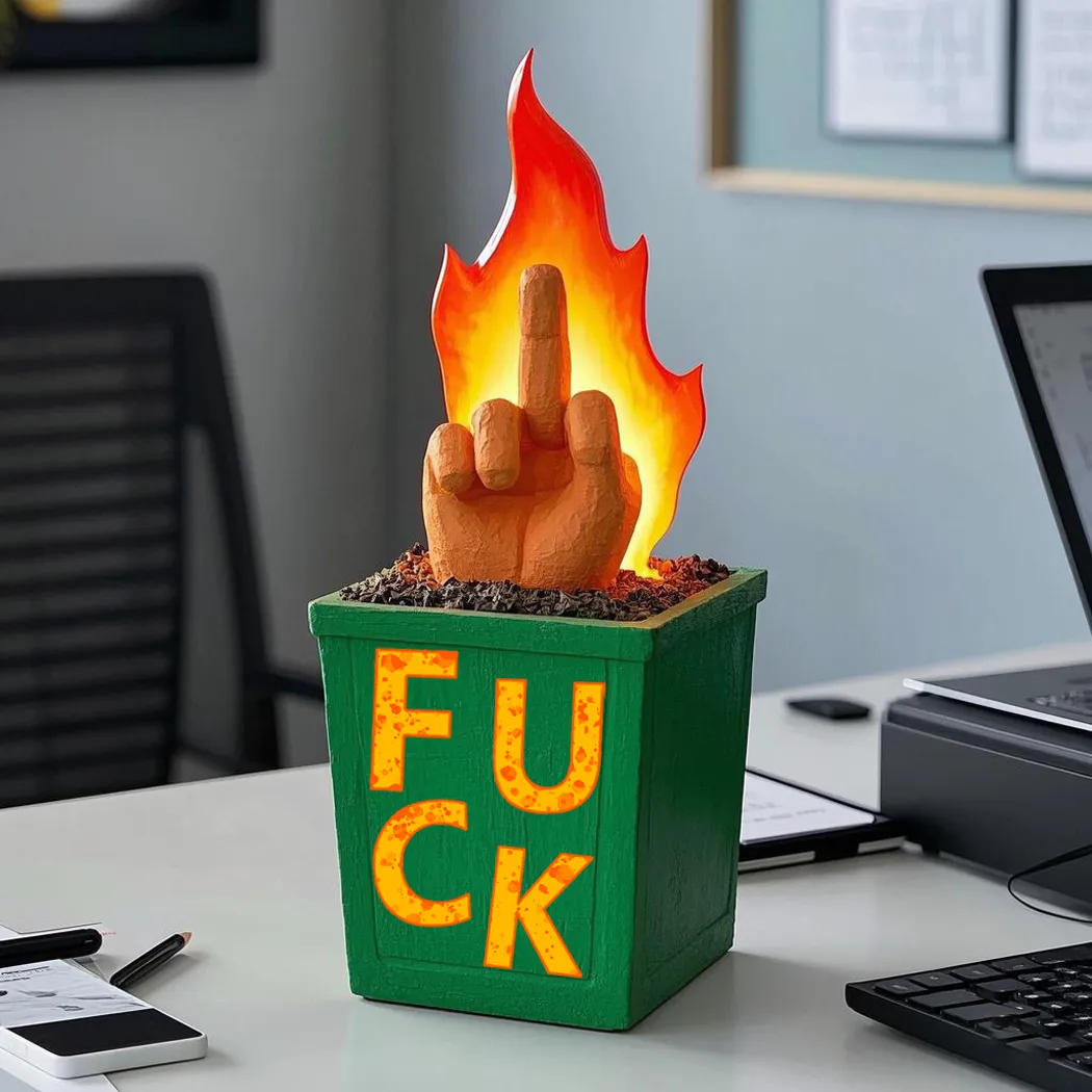 🤣Fun Dumpster Fire Statue