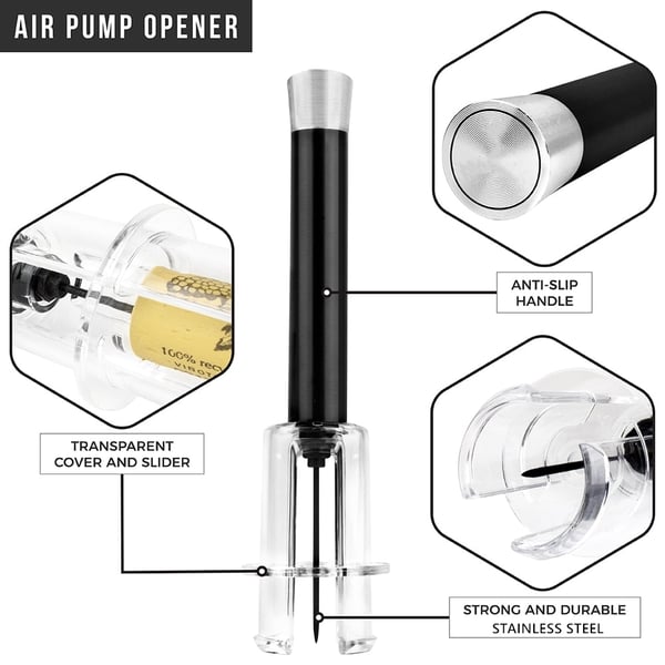 💥New Year's Sale 60% OFF💥Cork Wine Bottle Air Pump Opener 🍷