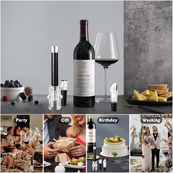 💥New Year's Sale 60% OFF💥Cork Wine Bottle Air Pump Opener 🍷