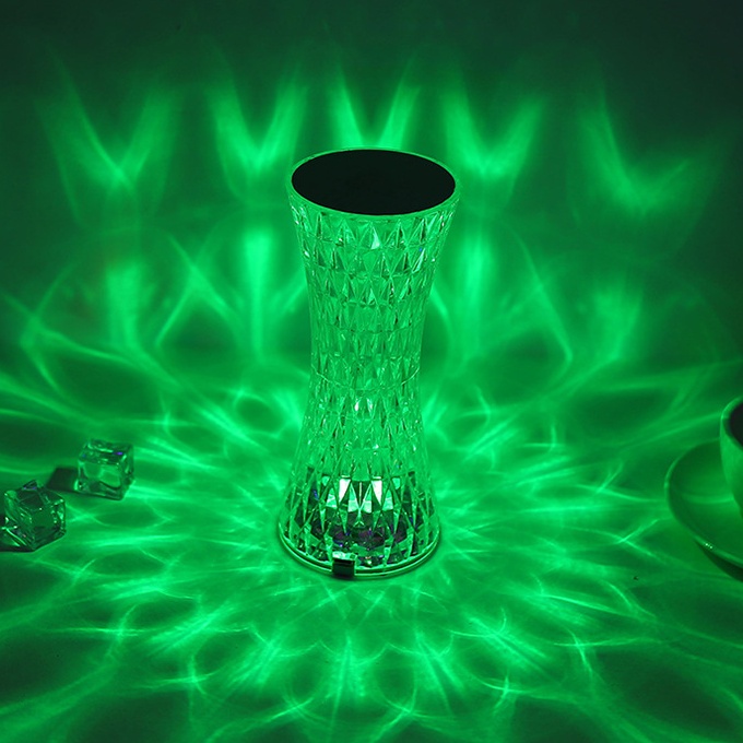 💥Early Promotion of Valentine's Day Gifts💥16-color Crystal Diamond-shaped Remote Control Lamp 💎