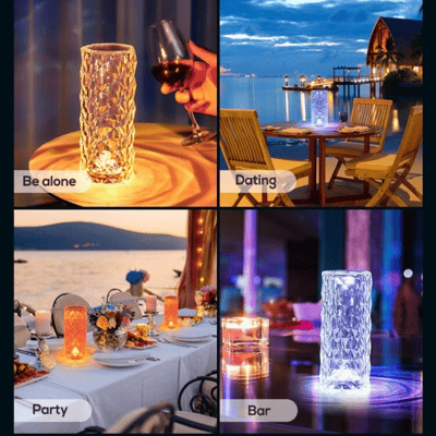💥Early Promotion of Valentine's Day Gifts💥16-color Crystal Diamond-shaped Remote Control Lamp 💎