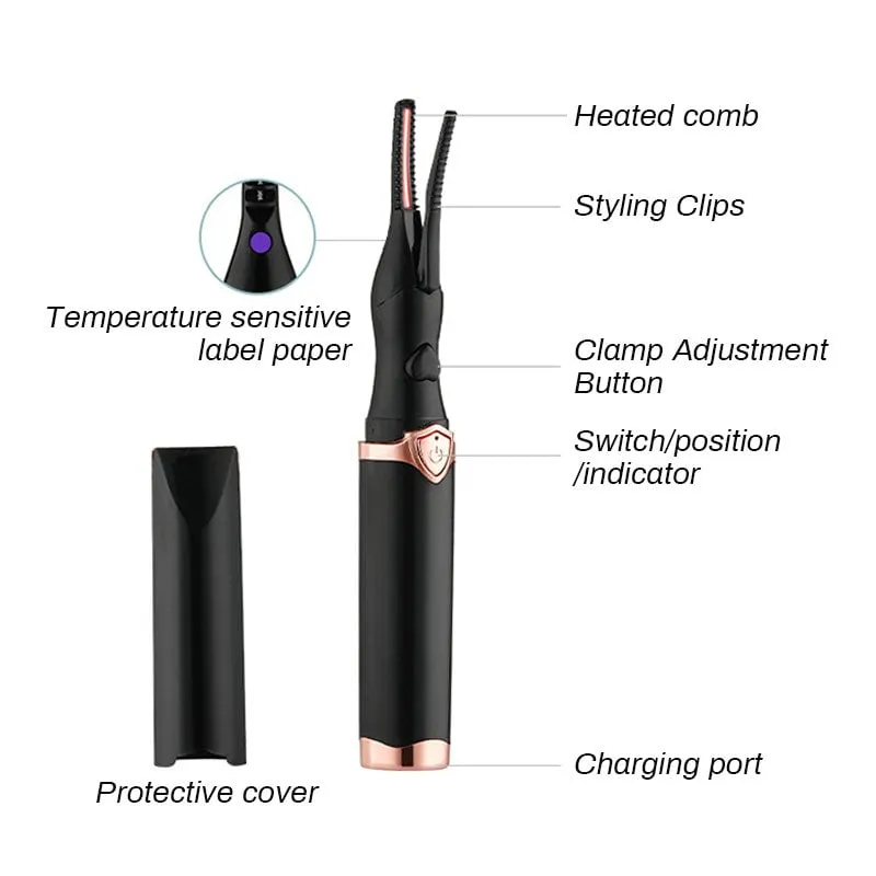 💖Electric Eyelash Curler✨Blink & Dazzle!