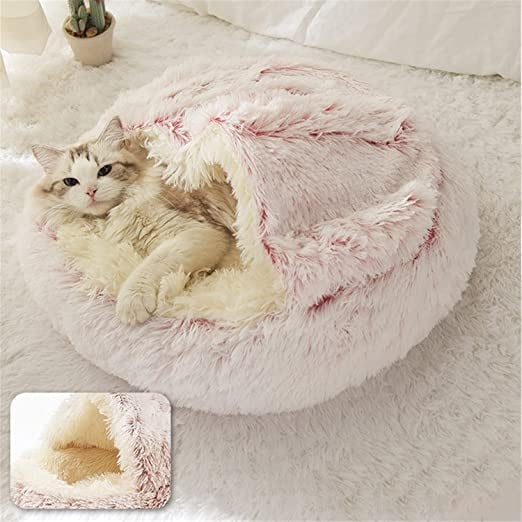 💥 40% Off Best-selling in Winter 💥Furry Pet Sleeping Nest for Autumn and Winter 🐾💤