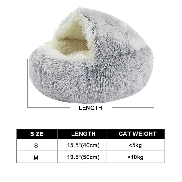 💥 40% Off Best-selling in Winter 💥Furry Pet Sleeping Nest for Autumn and Winter 🐾💤