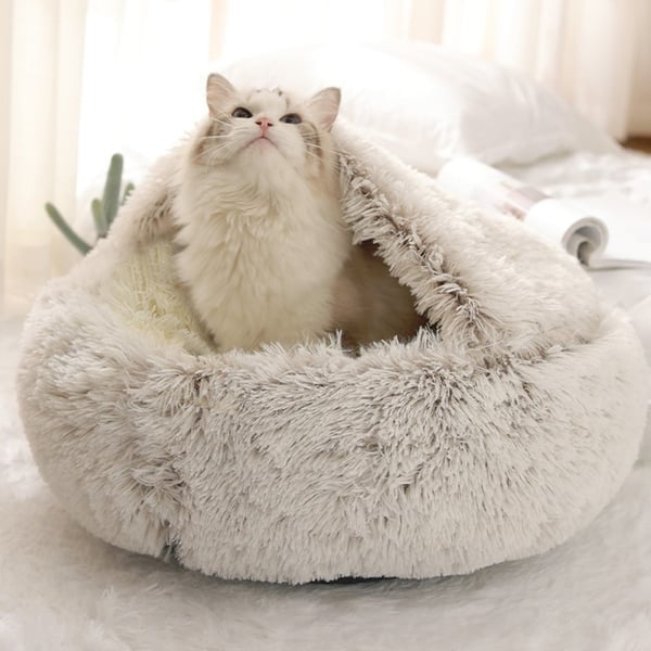 💥 40% Off Best-selling in Winter 💥Furry Pet Sleeping Nest for Autumn and Winter 🐾💤