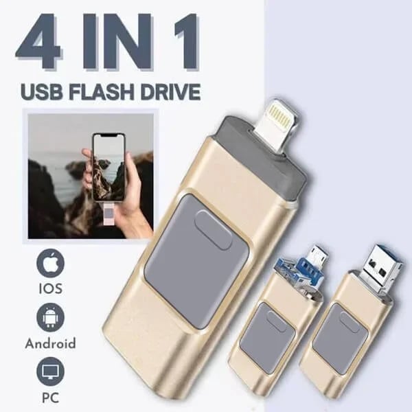 💥New Year's Sale 60% OFF💥4 In 1 High Speed USB Multi Drive Flash Drive 💻