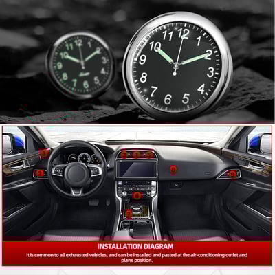 💥New Year's Sale 60% OFF💥Luminous decoration mini clock for car🕒