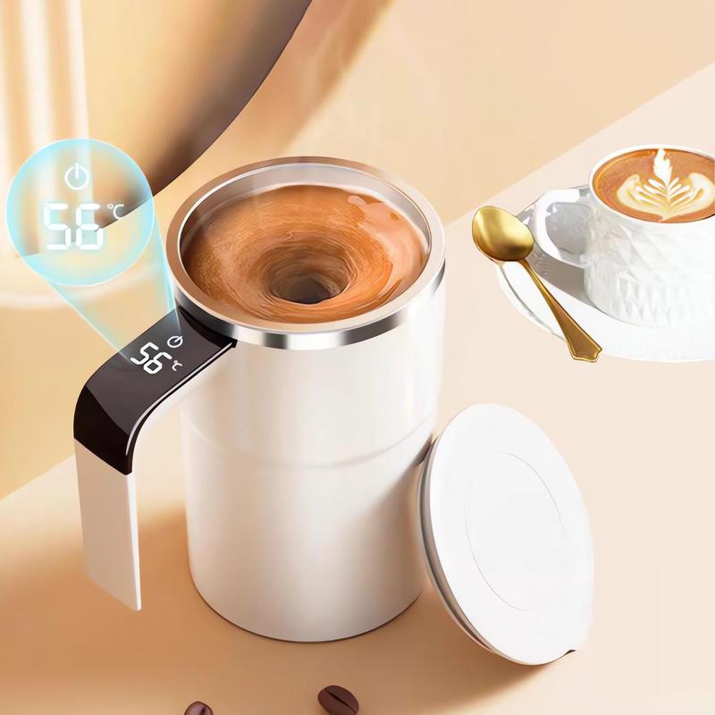 💥New Year's Sale 60% OFF💥Charging Type Intelligent Automatic Magnetic Electric Stirring Cup with Temperature Display