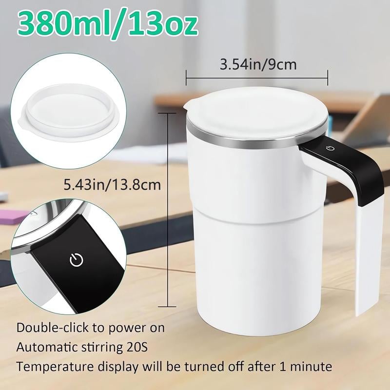 💥New Year's Sale 60% OFF💥Charging Type Intelligent Automatic Magnetic Electric Stirring Cup with Temperature Display