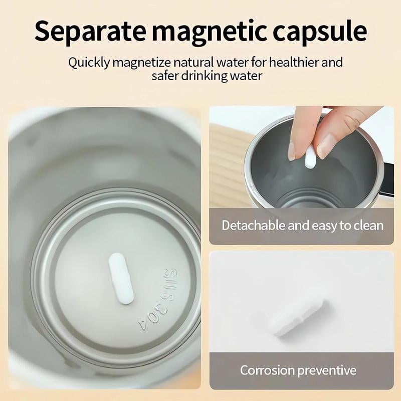 💥New Year's Sale 60% OFF💥Charging Type Intelligent Automatic Magnetic Electric Stirring Cup with Temperature Display