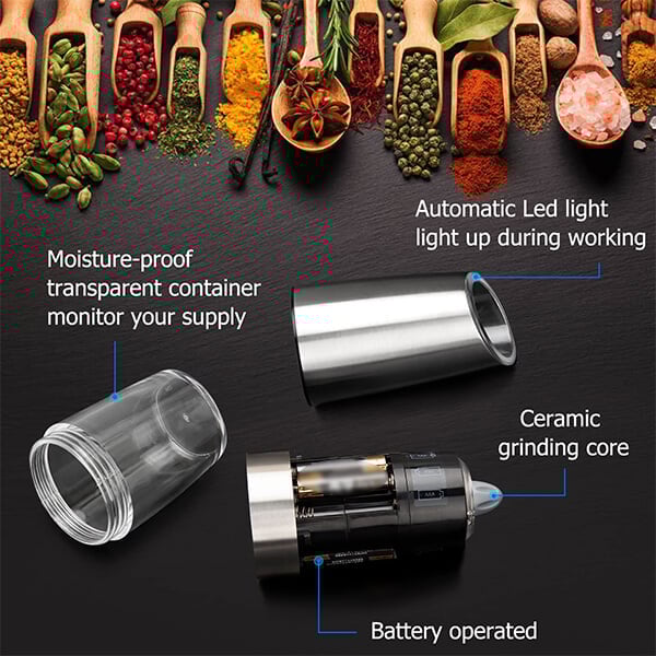 💥New Year's Sale 60% OFF💥Electric Gravity Induction Grinder