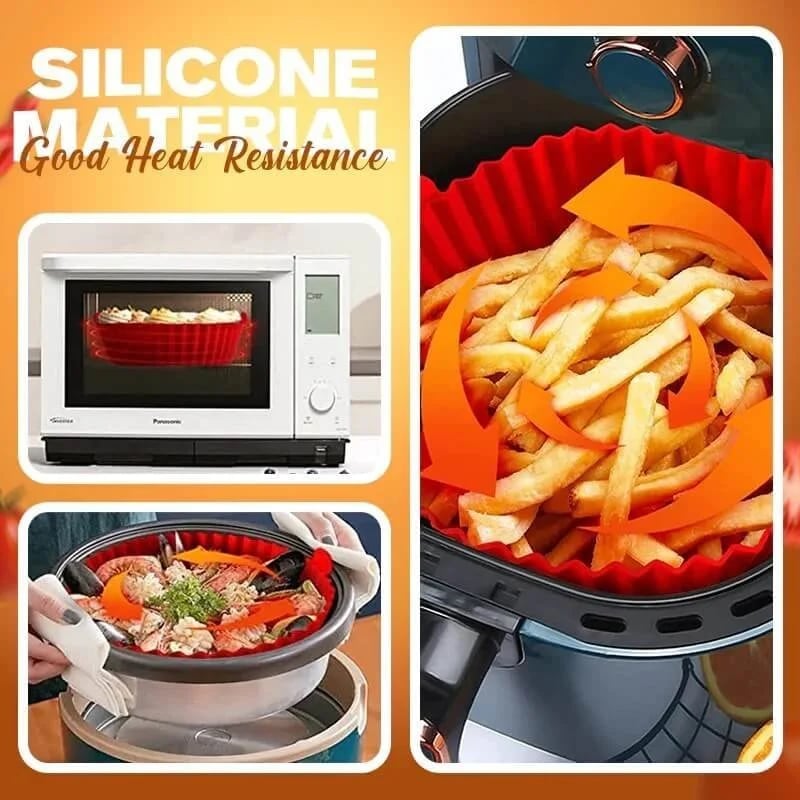 💥New Year's Sale 60% OFF💥Air Fryer Silicone Baking Tray🍟