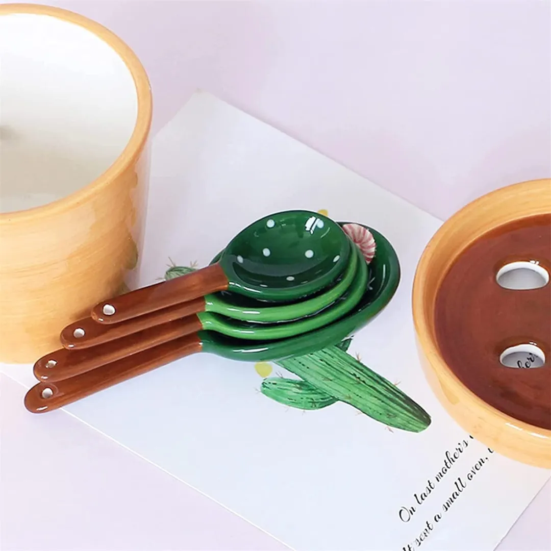 🌵Decorative Cactus Measuring Spoon Set