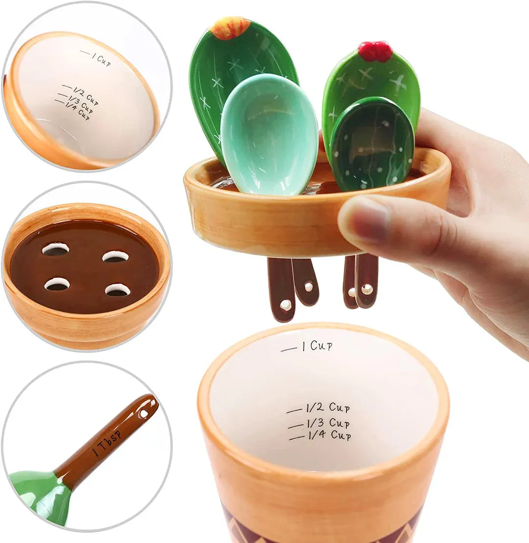 🌵Decorative Cactus Measuring Spoon Set