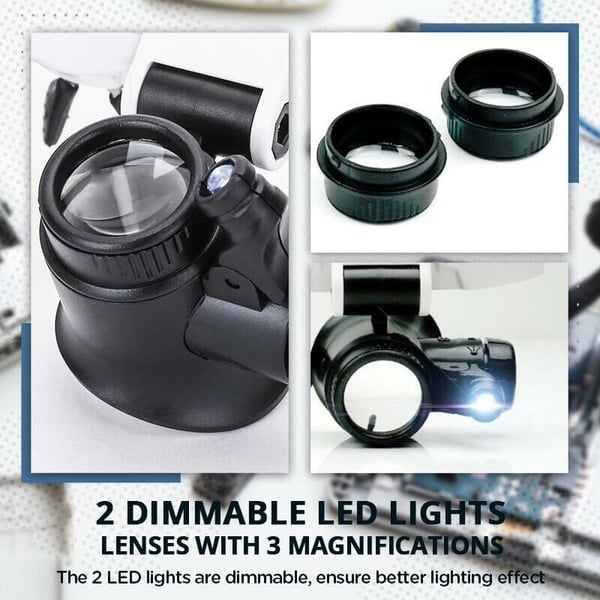 💥Hot Sale 50% OFF💥LED Glasses Magnifier 8x 15x 23x