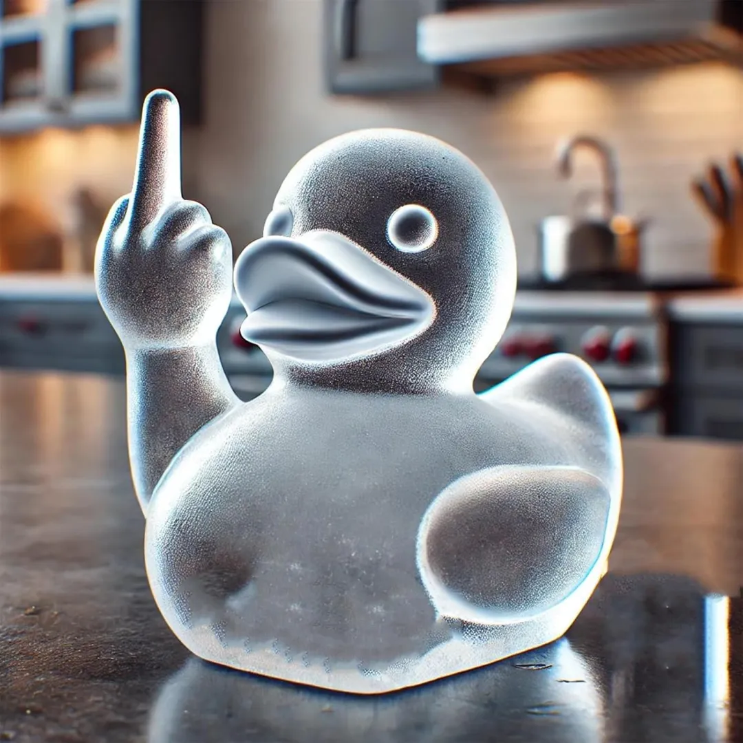 🤣Funny Middle Finger Ice Mold🖕🏻