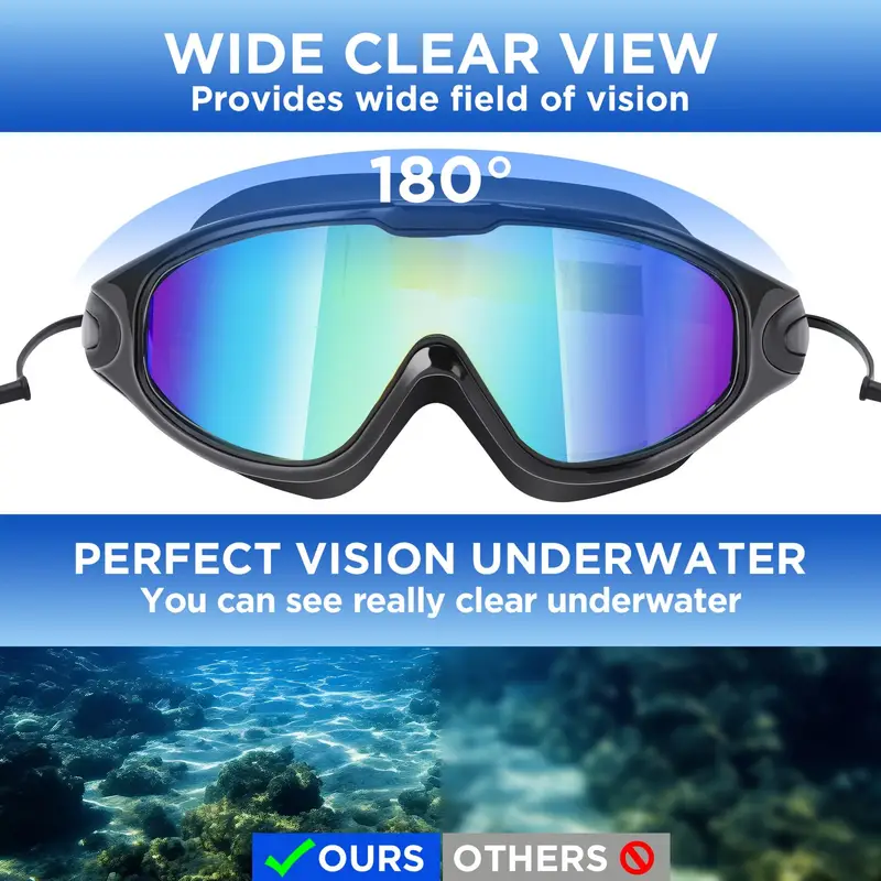 💥Hot Sale 50% OFF💥Anti - Fog & No-Leak Swimming Goggles