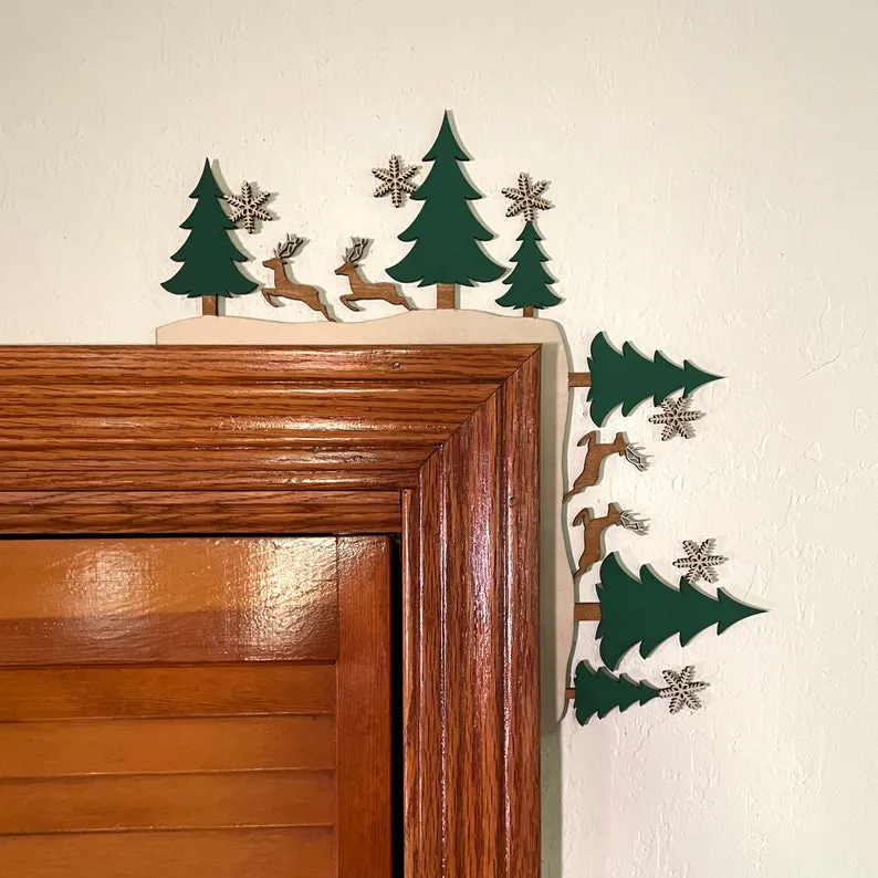 🎅Metal Christmas Door Topper