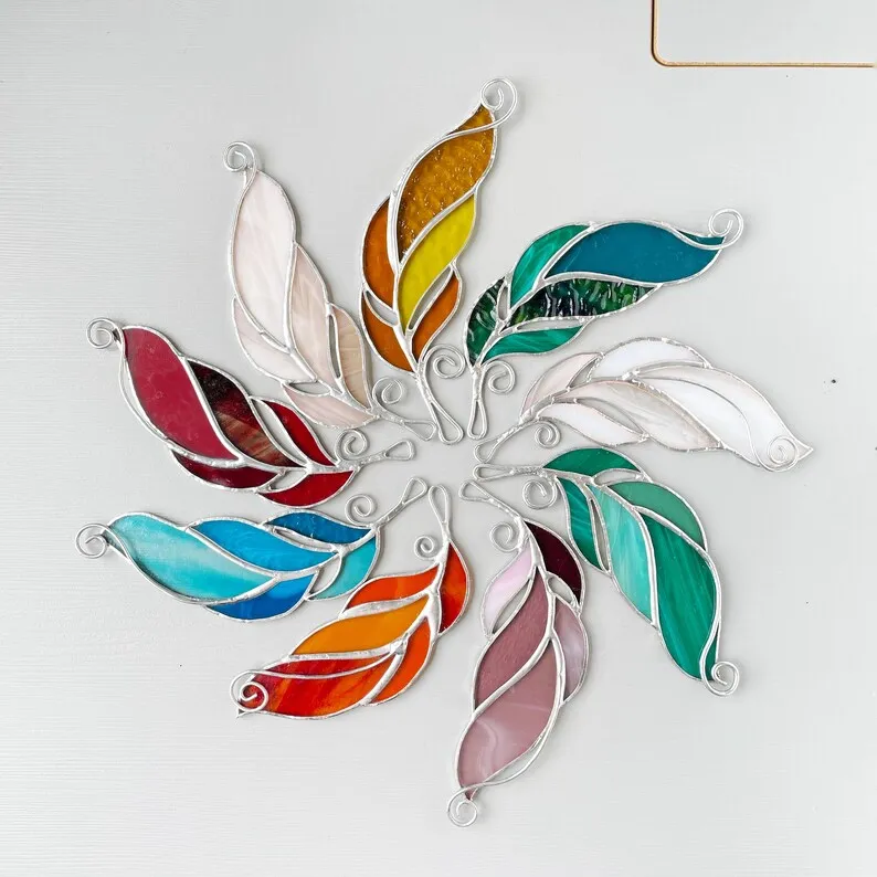Feather Suncatcher Ornament