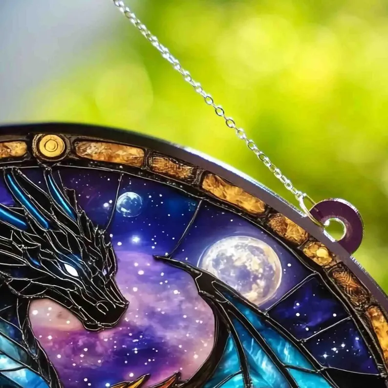 Acrylic Wing Dragon Suncatcher Ornament