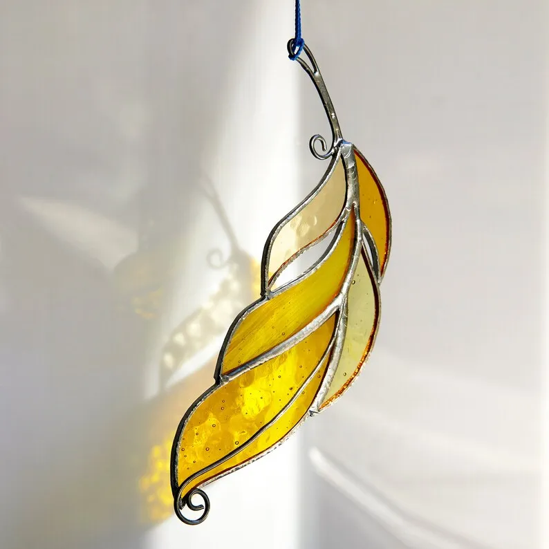 Feather Suncatcher Ornament