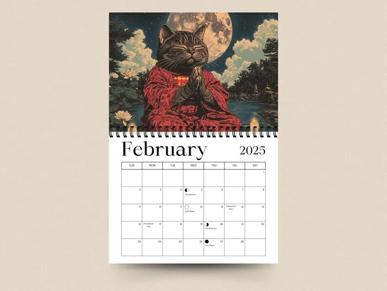 🐱2025 Cat Calendar