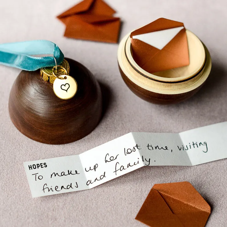 💌Mini Wish Envelope Storage Wooden Ball