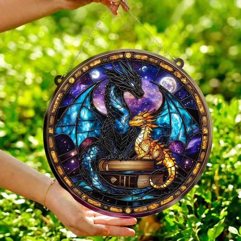 Acrylic Wing Dragon Suncatcher Ornament