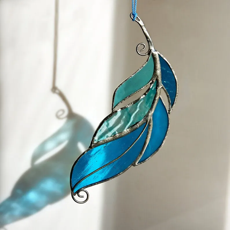 Feather Suncatcher Ornament