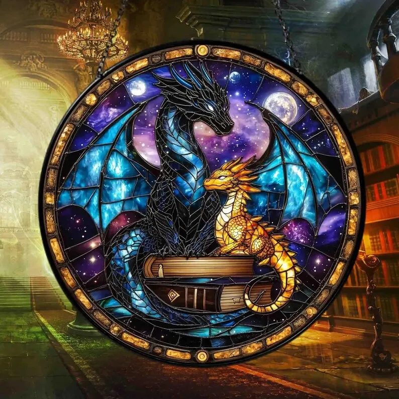 Acrylic Wing Dragon Suncatcher Ornament