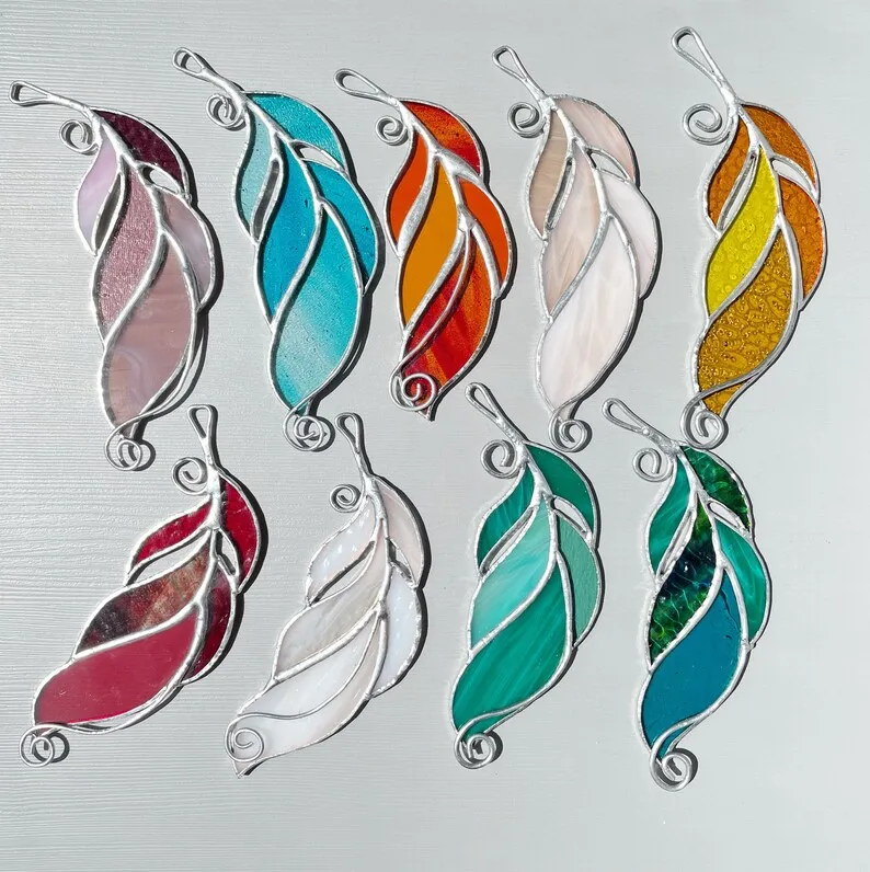 Feather Suncatcher Ornament