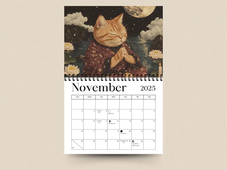 🐱2025 Cat Calendar