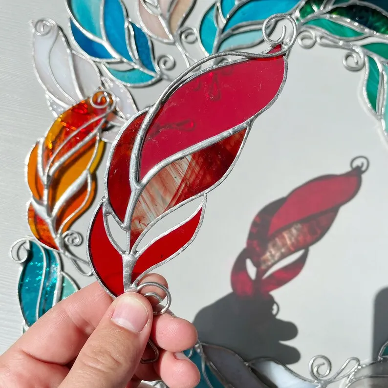 Feather Suncatcher Ornament