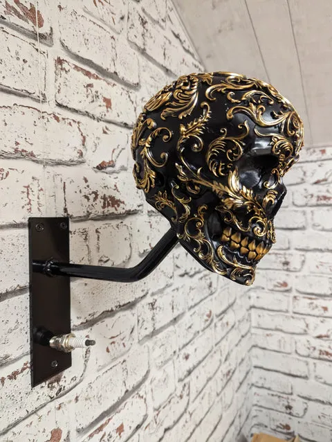 🔥LAST DAY 70% OFF🔥- 🏴‍☠️Motorcycle Helmet and Jacket Skull Holder