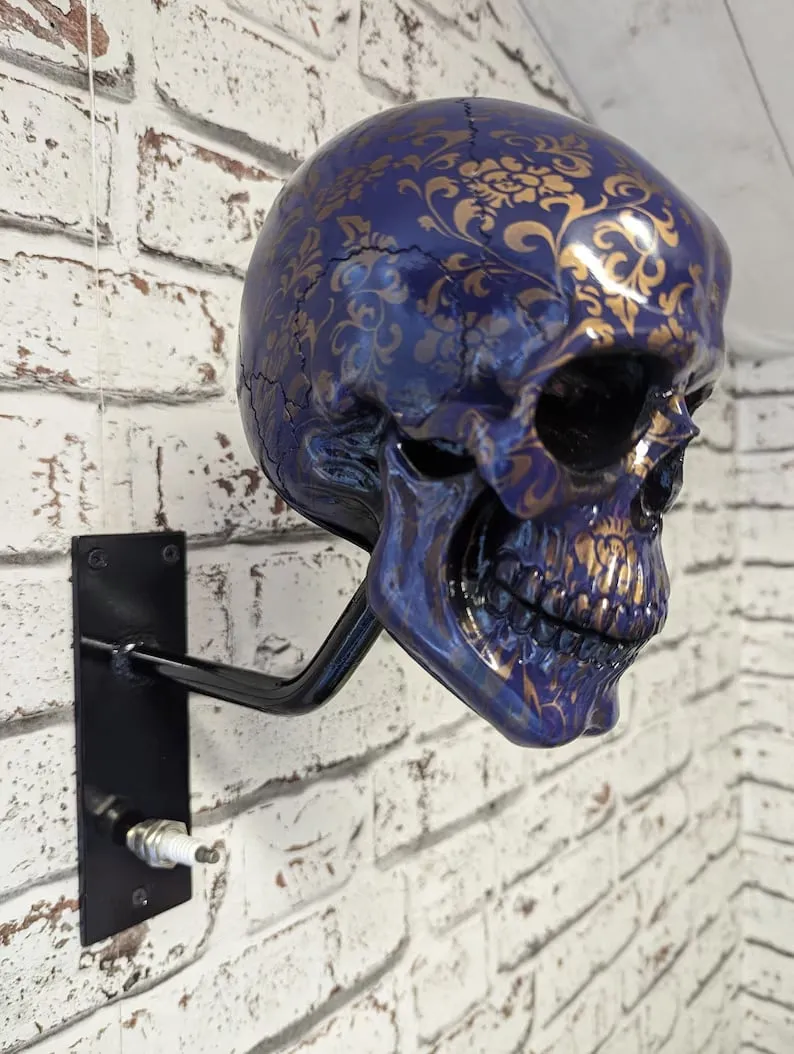 🔥LAST DAY 70% OFF🔥- 🏴‍☠️Motorcycle Helmet and Jacket Skull Holder