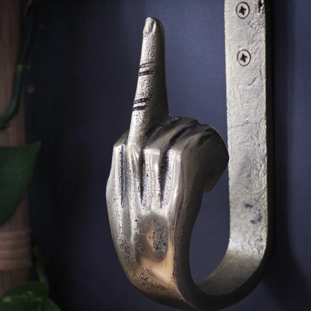 🖕Funny Metal Hand Hooks