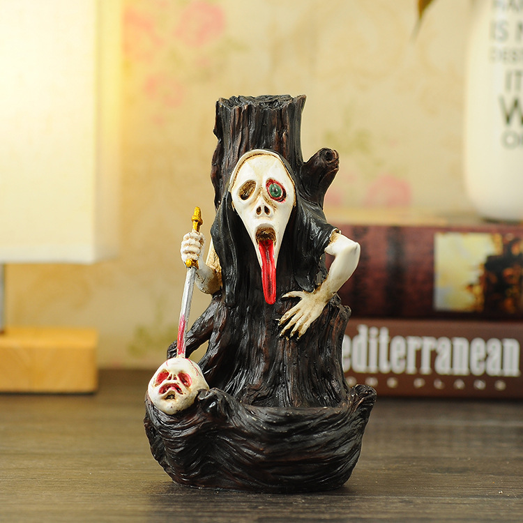 Horror Witch Magic Incense Burner Decoration