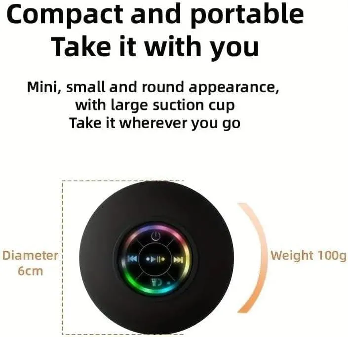 🎵Mini Bluetooth Shower Speaker