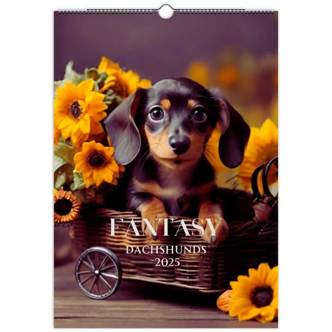 🦴🐶2025 Dachshund Wall Calendar