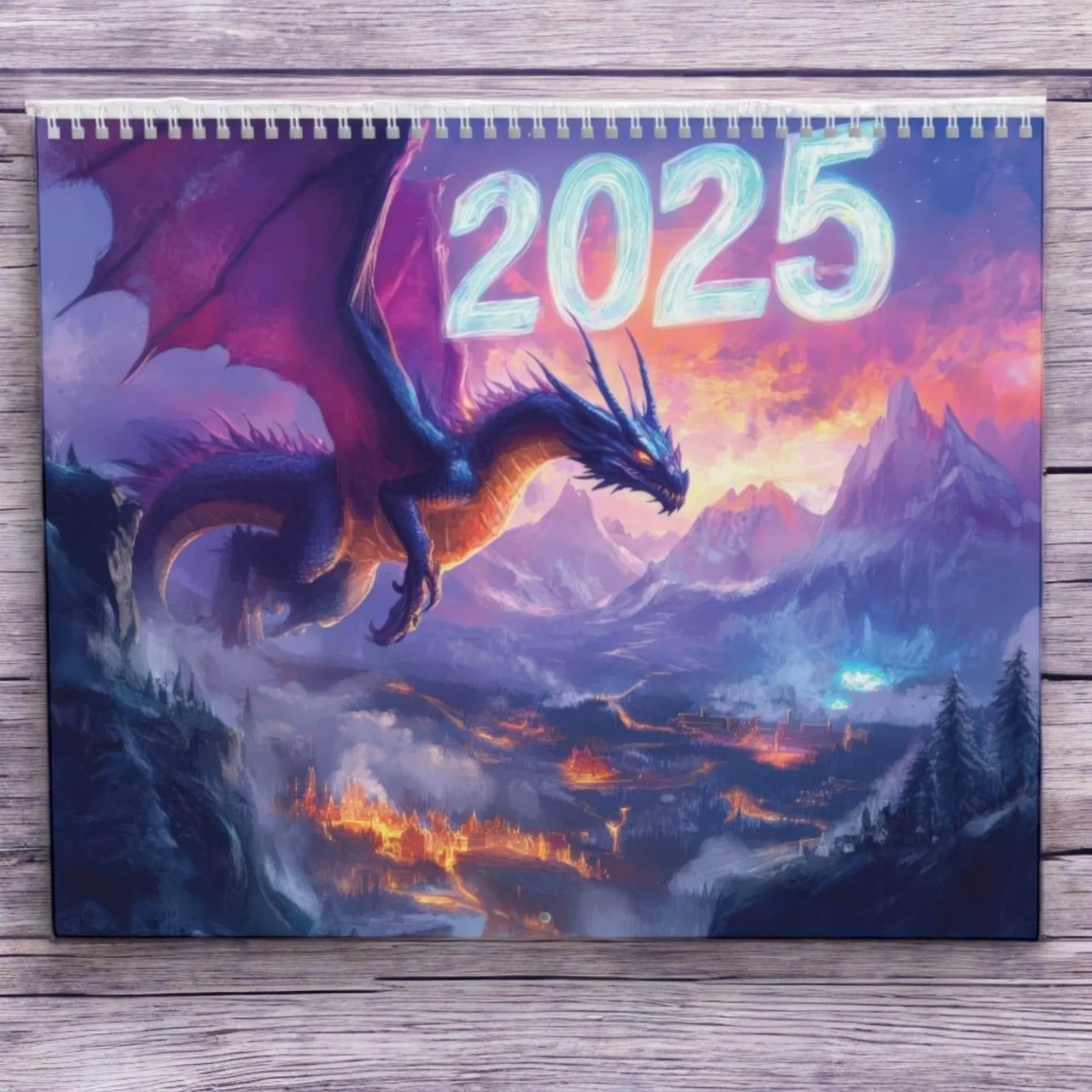 🐉Fantasy Dragon Wall Calendar 2025