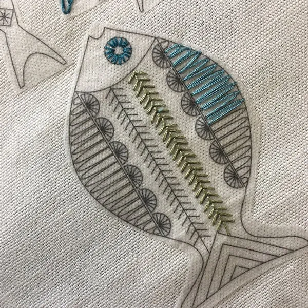 🧶Water soluble embroidery transfers
