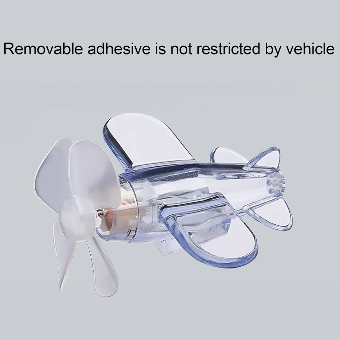 Wind-Powered LED Airplane Propeller