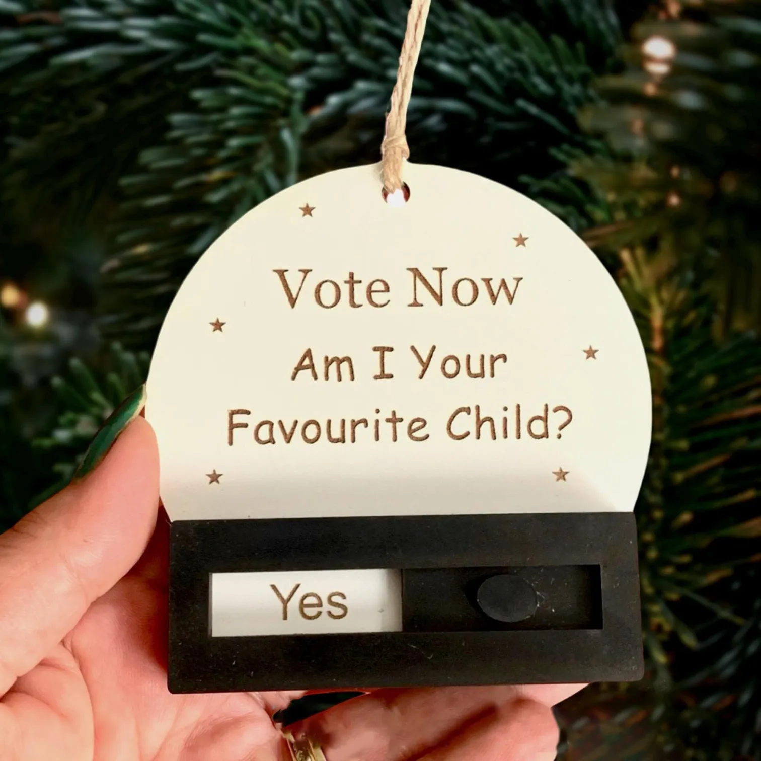 💖Sliding Scale Joke Christmas Bauble