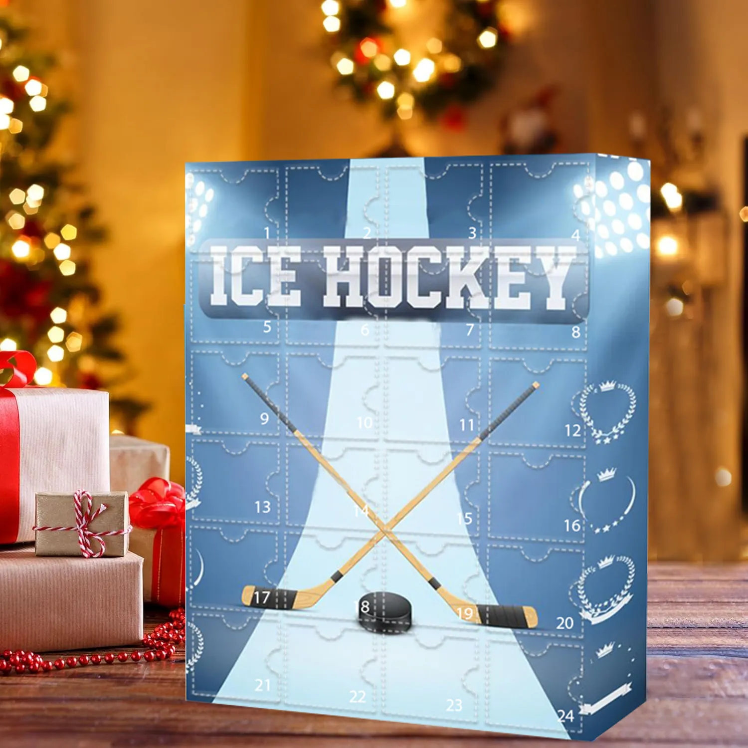 🔥 Hot Sale🔥 2024 Baseball & Ice Hockey Advent Calendar 2024 ⚾ 🏒 📅