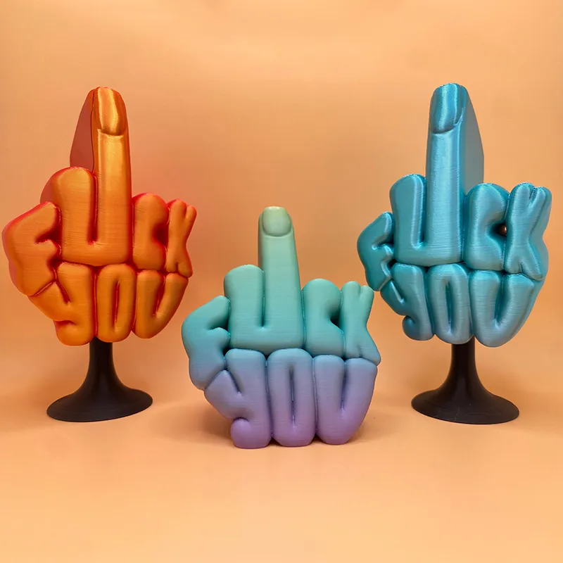 🔥50% Off🔥😒Fk You Middle Finger Desk Decor😅